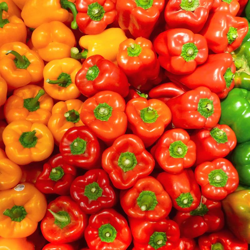 Sweet Bell Pepper Trio β Fresh Produce at Peasley Store