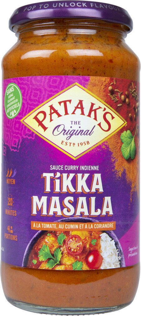 Patak’s Curry Sauce Tikka Masala 15 oz